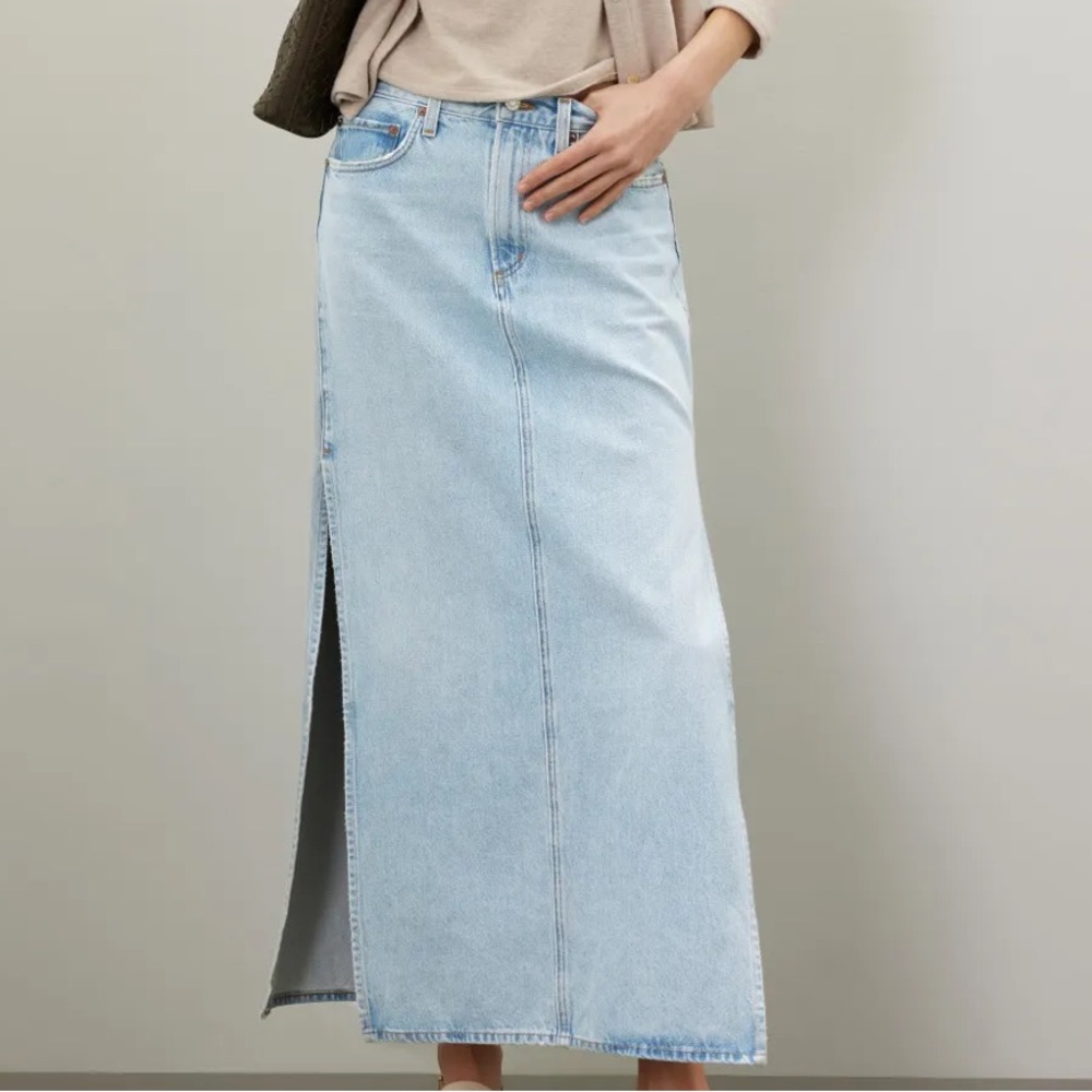 Agolde Astrid silce Skirt - Picture 1 of 9
